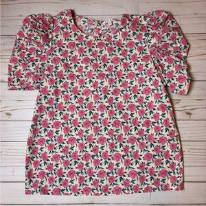 Floral women’s size small blouse